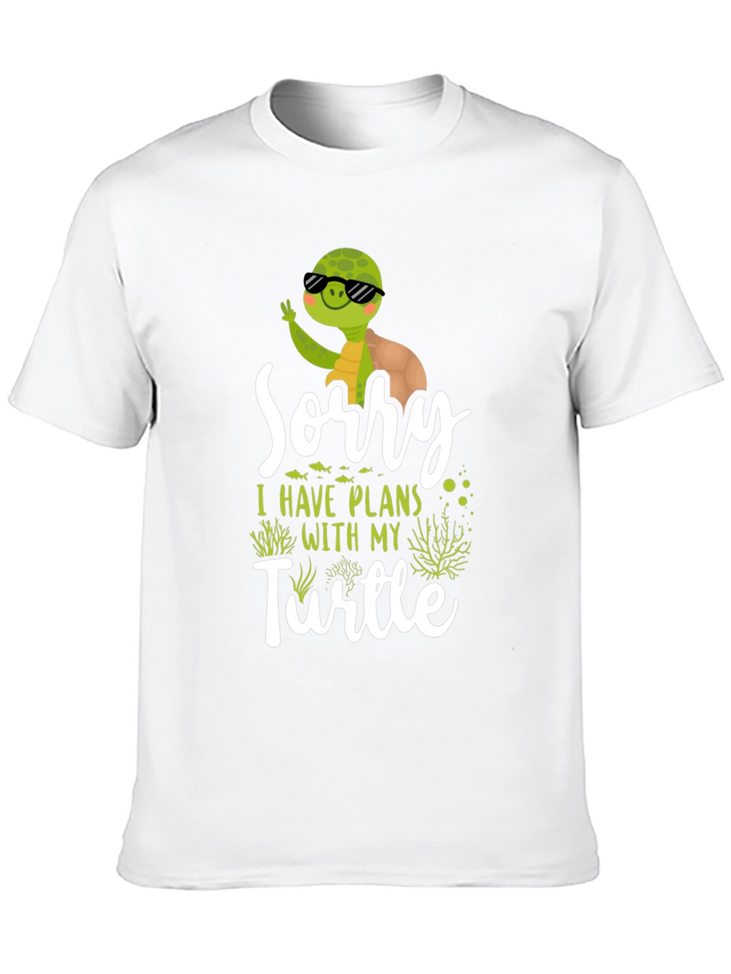 Funny Turtle Plans Graphic T-Shirt