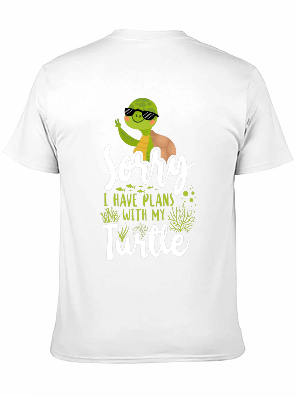 Funny Turtle Plans Graphic T-Shirt