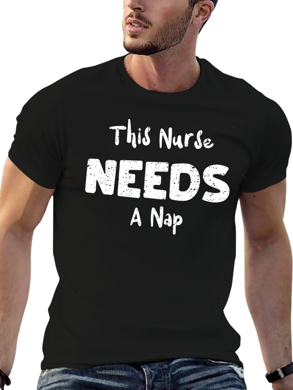 This Nurse Needs a Nap Funny Graphic Tee