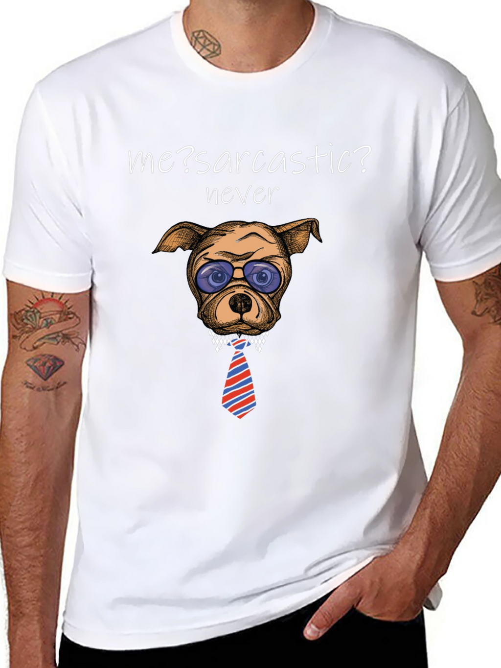 Sarcastic Dog Graphic Tee