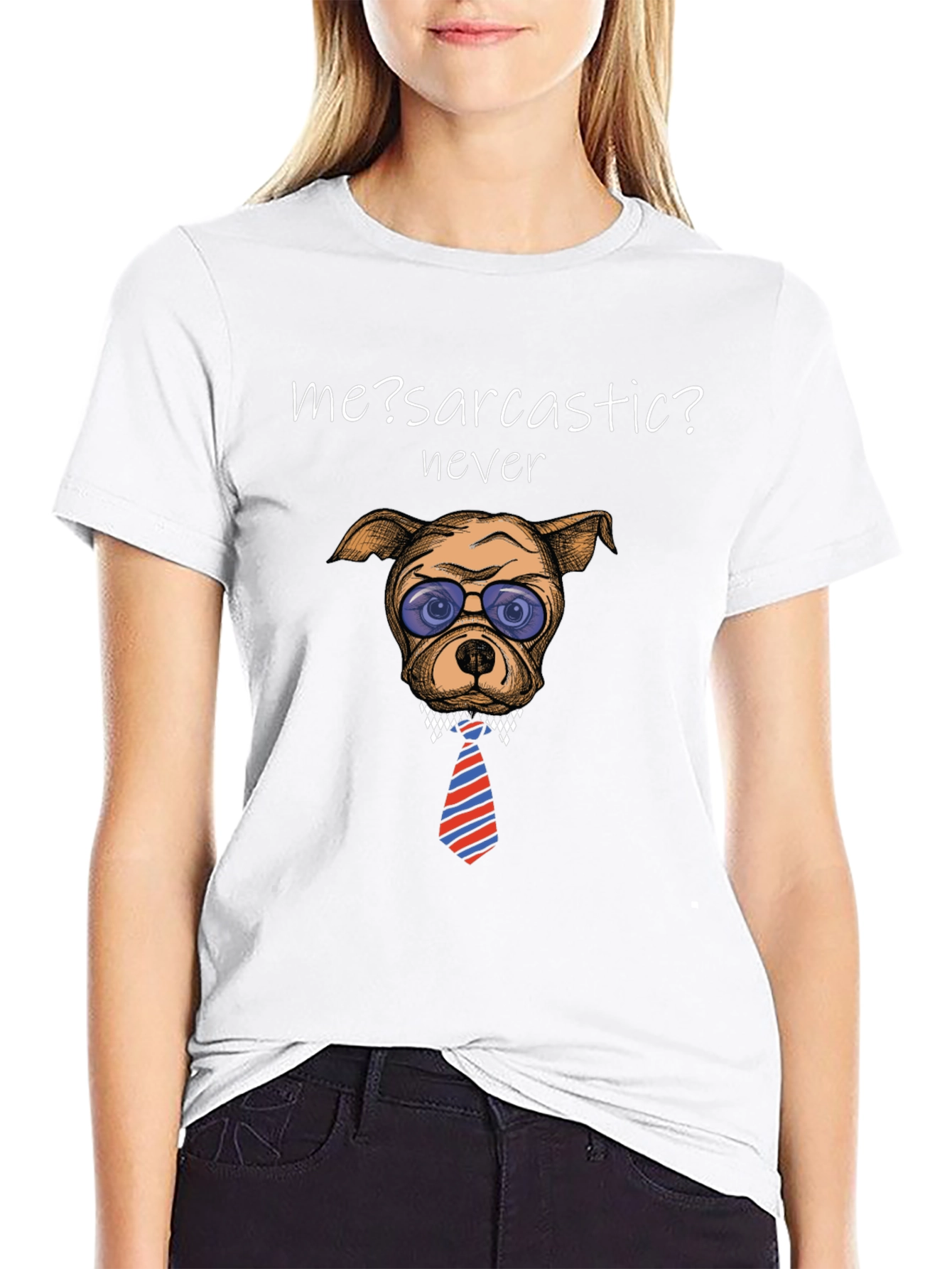 Sarcastic Dog Graphic Tee