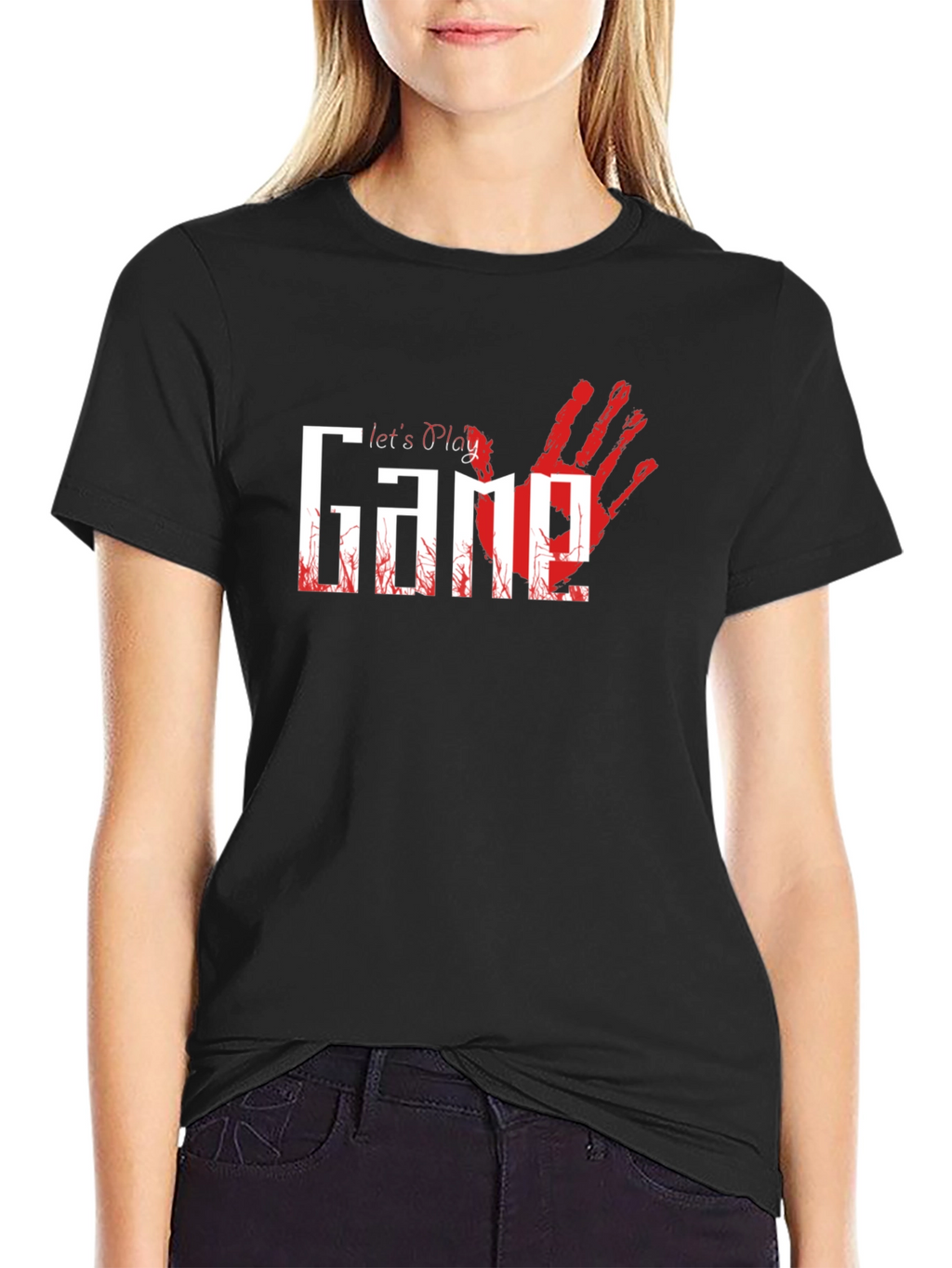 Lets Play Game Tee - Horror Theme