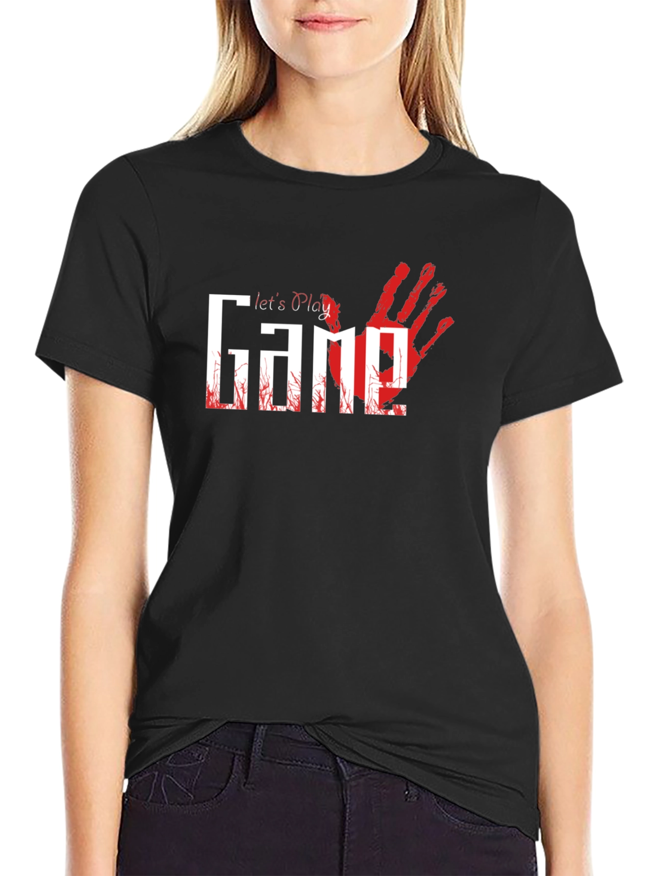 Lets Play Game Tee - Horror Theme