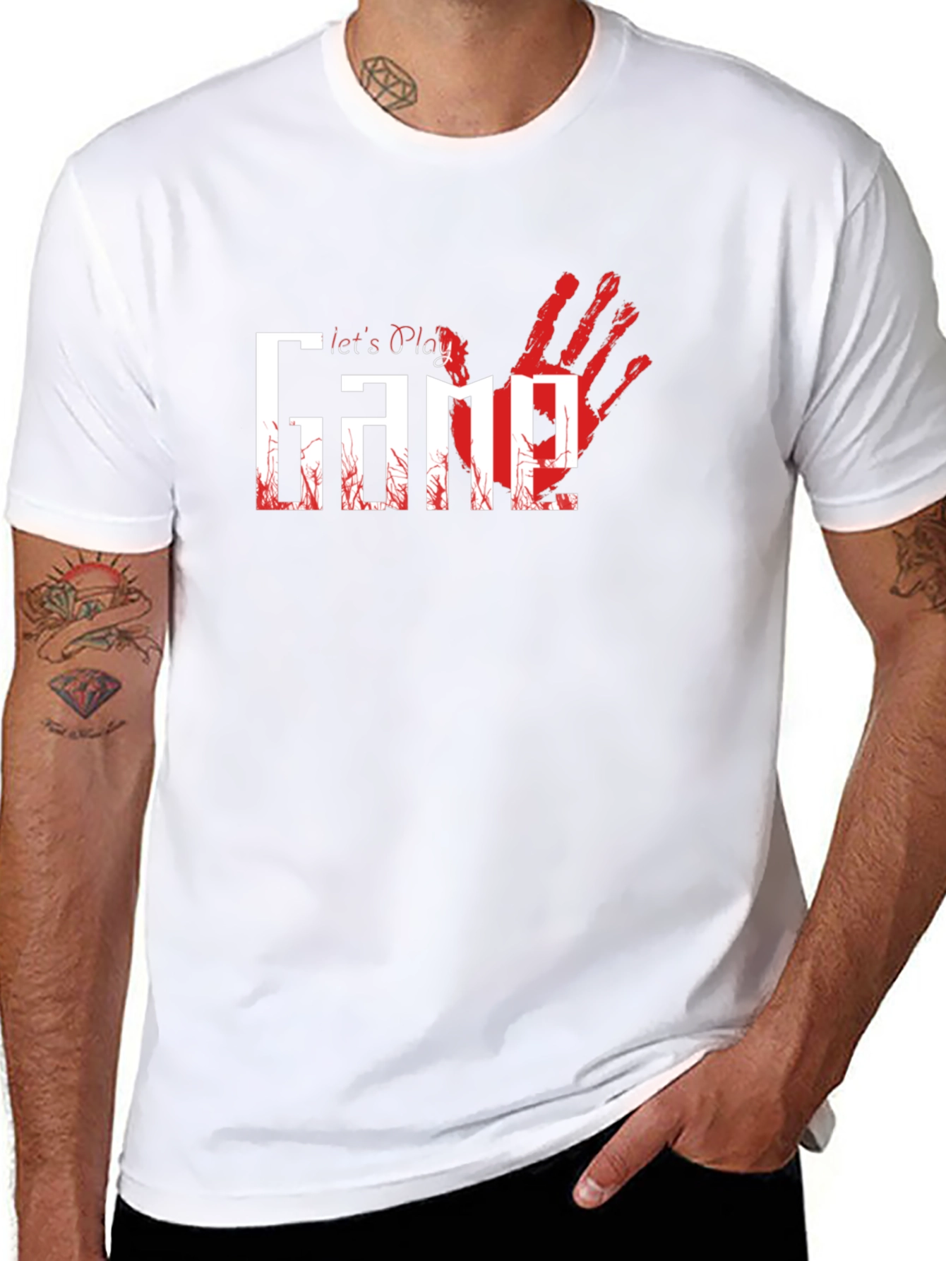 Lets Play Game Tee - Horror Theme