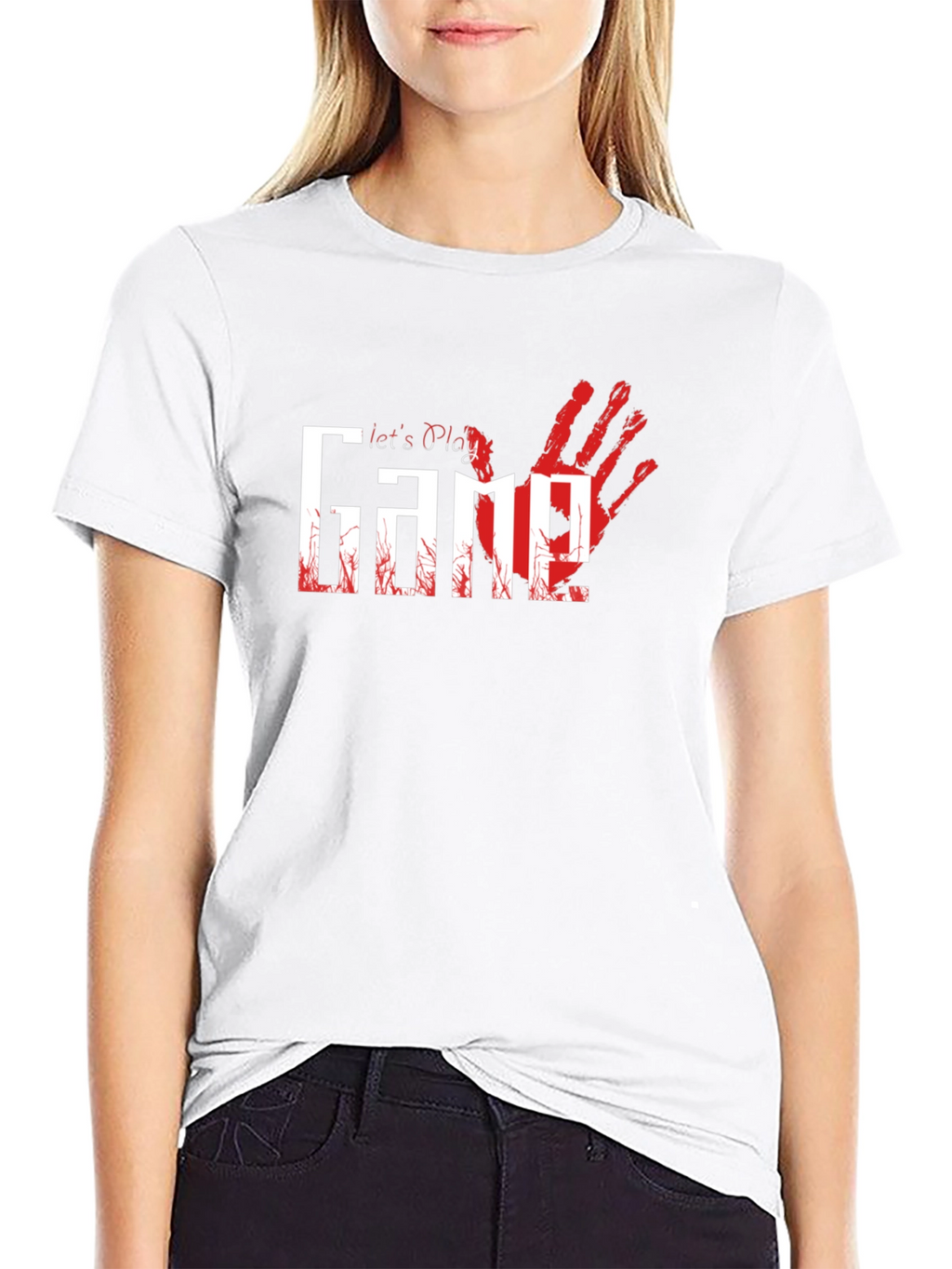Lets Play Game Tee - Horror Theme