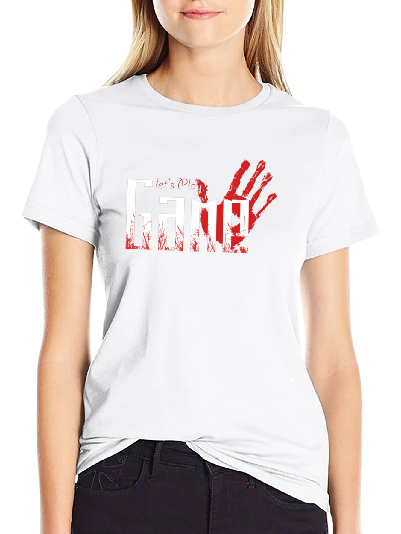 Lets Play Game Tee - Horror Theme