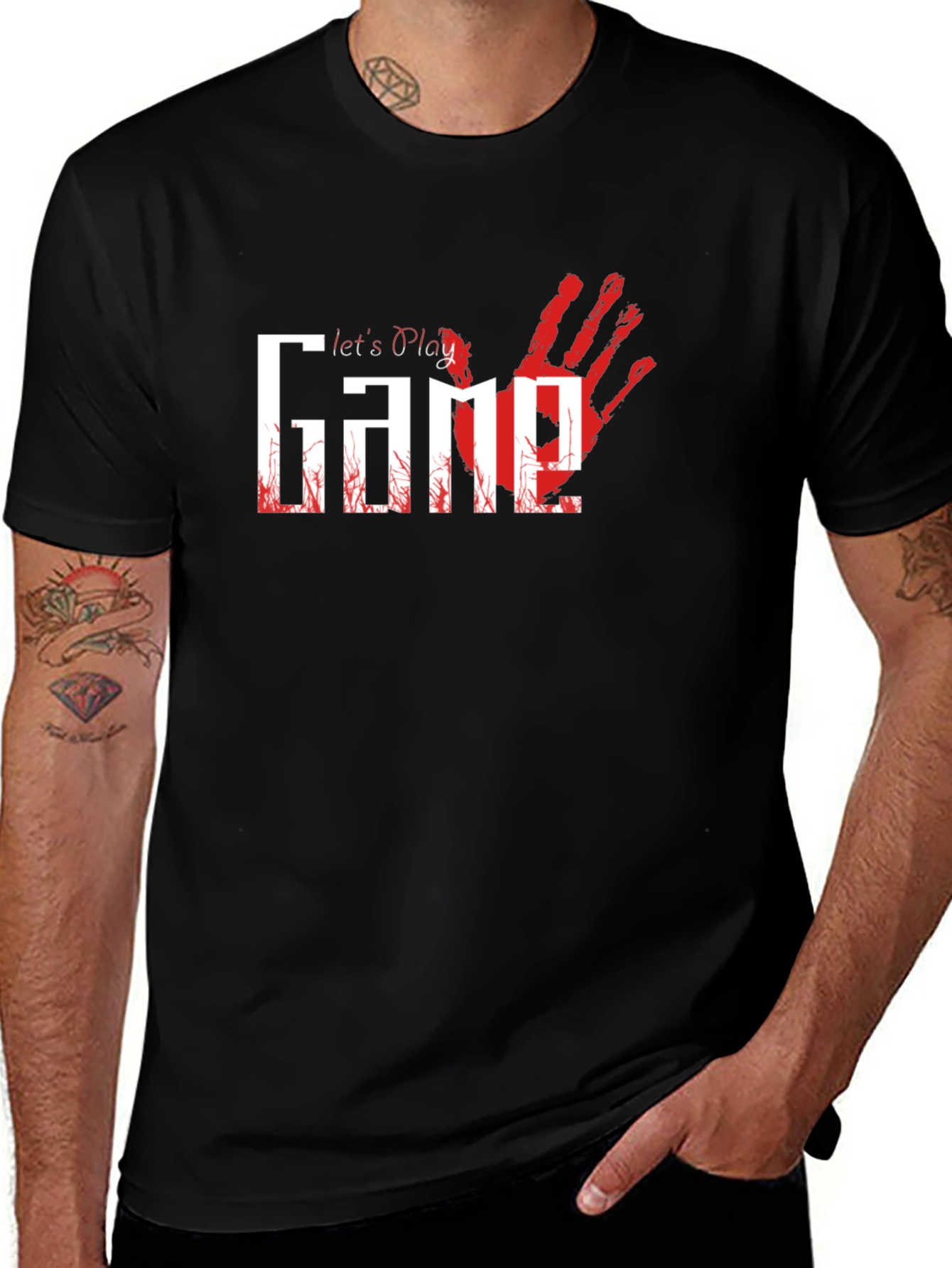 Lets Play Game Tee - Horror Theme