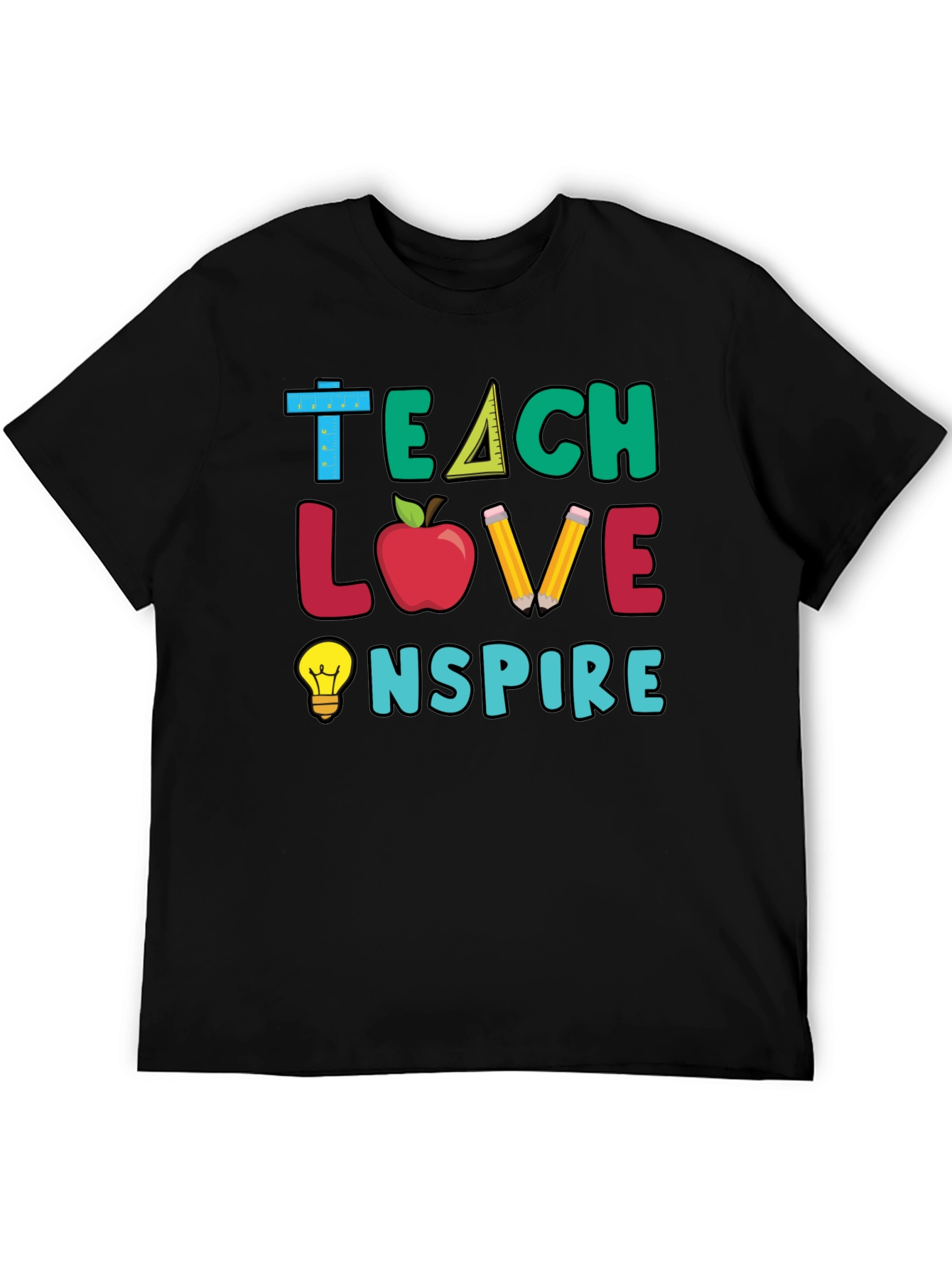 Teacher Graphic Tee - Teach Love Inspire