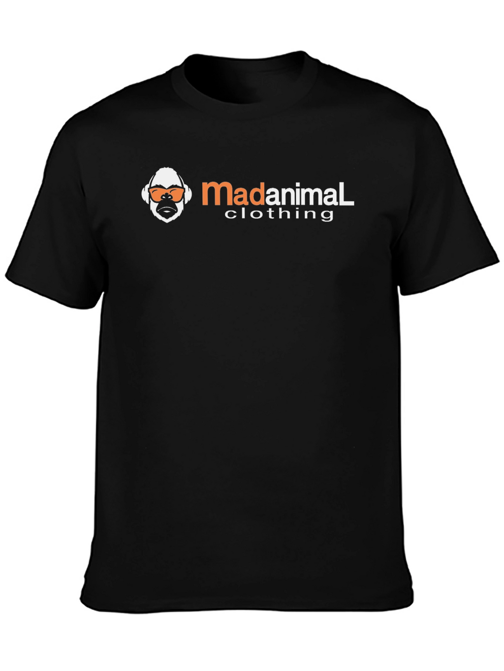 MadAnimal Clothing Black T-Shirt with Graphic Logo