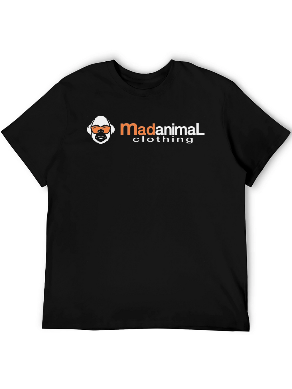 MadAnimal Clothing Black T-Shirt with Graphic Logo