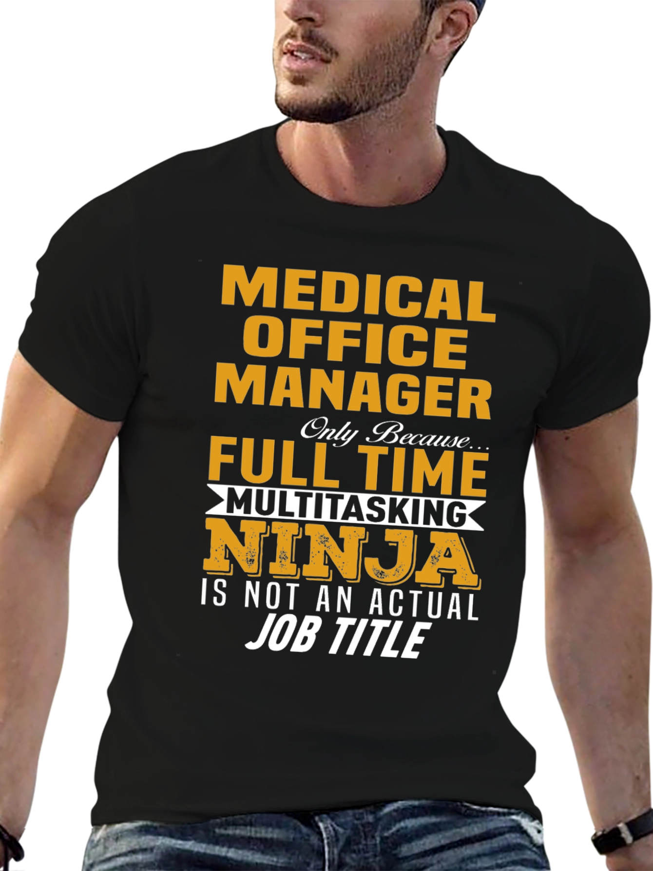 Medical Office Manager Ninja Graphic Tee