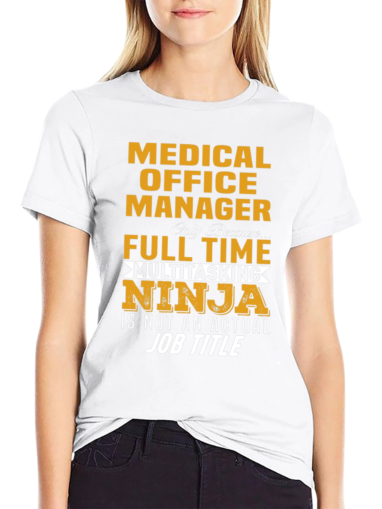 Medical Office Manager Ninja Graphic Tee