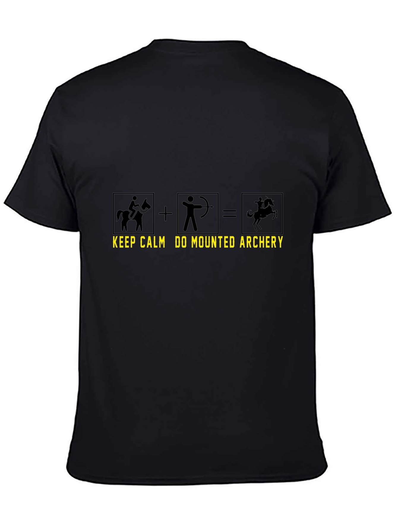 Mounted Archery T-Shirt - Keep Calm Design