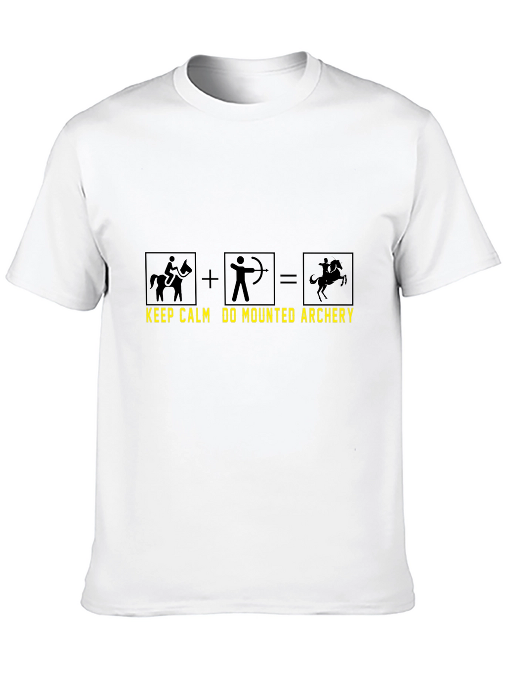 Mounted Archery T-Shirt - Keep Calm Design