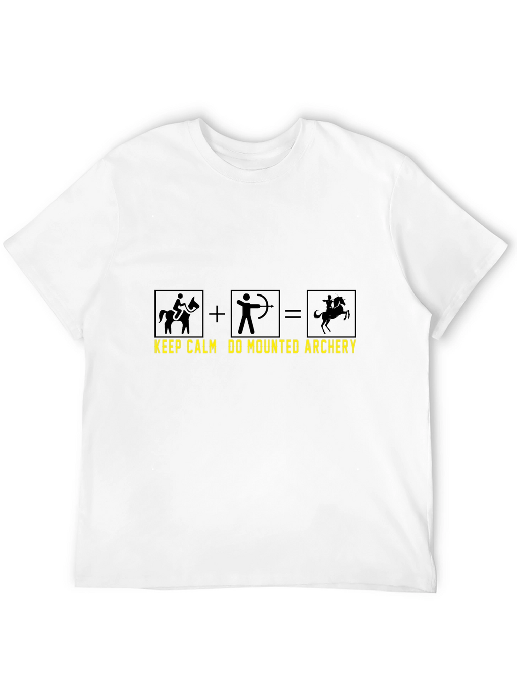 Mounted Archery T-Shirt - Keep Calm Design