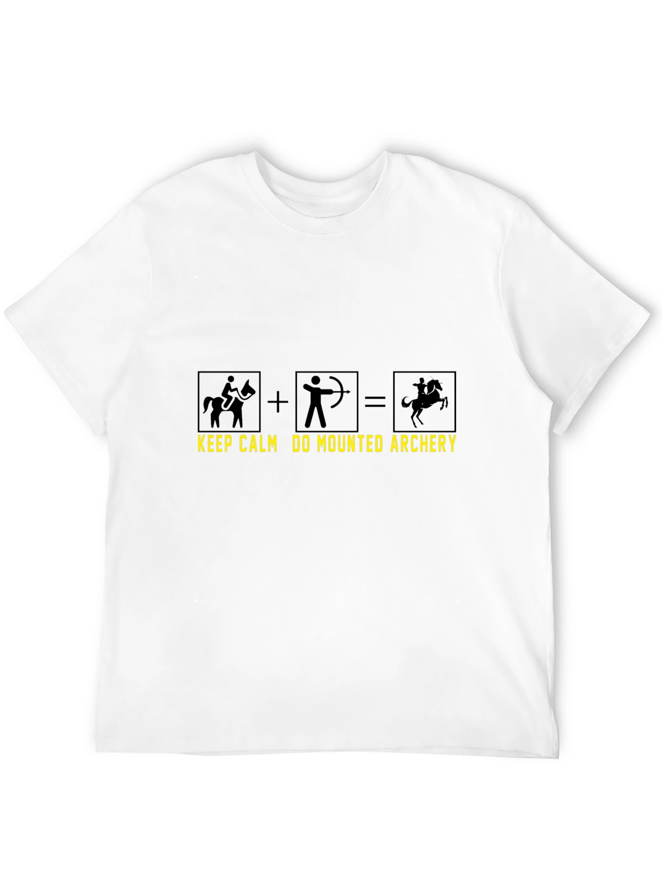 Mounted Archery T-Shirt - Keep Calm Design