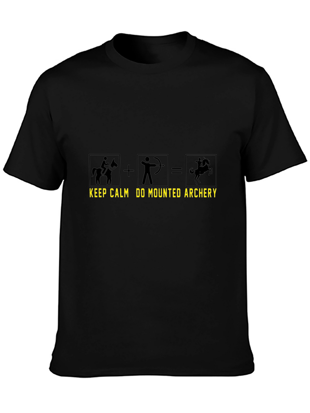 Mounted Archery T-Shirt - Keep Calm Design