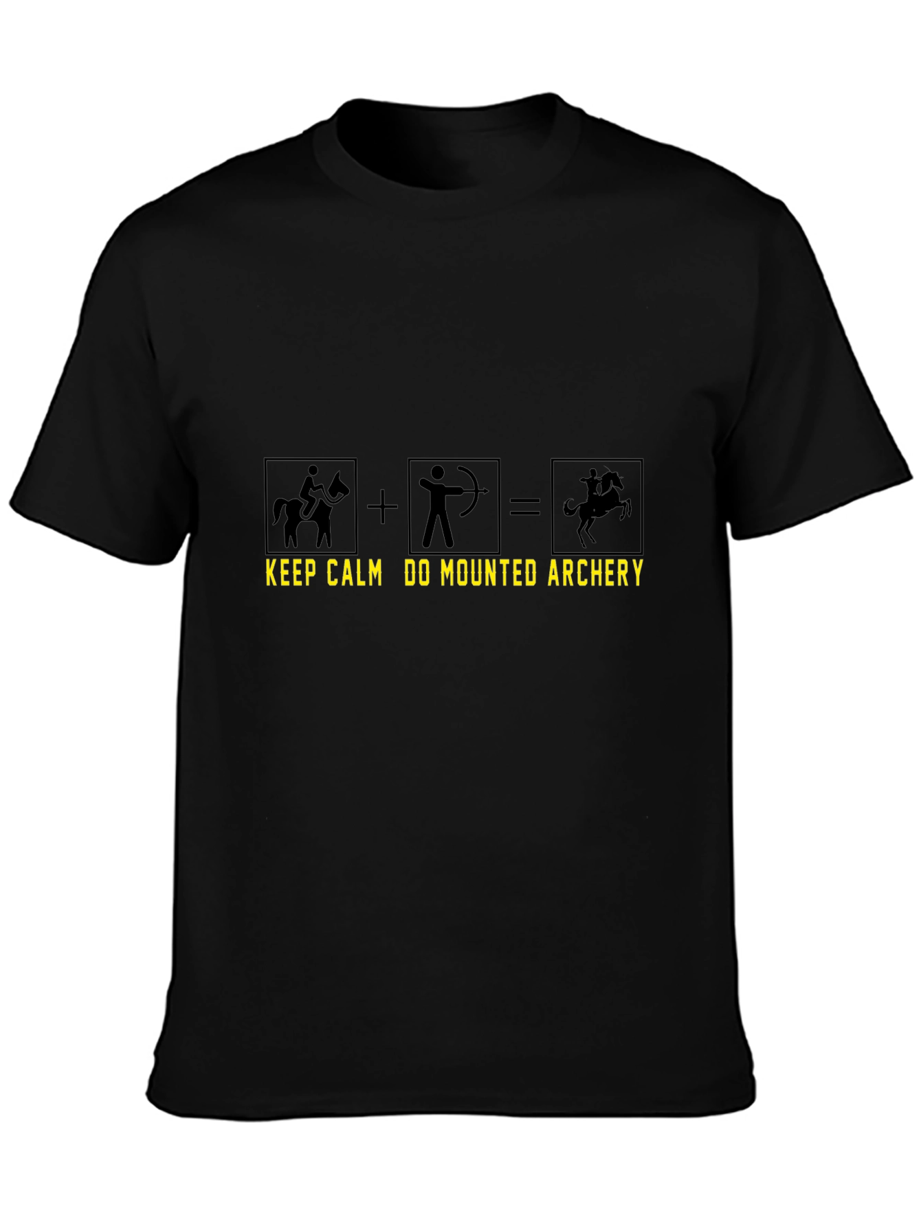 Mounted Archery T-Shirt - Keep Calm Design