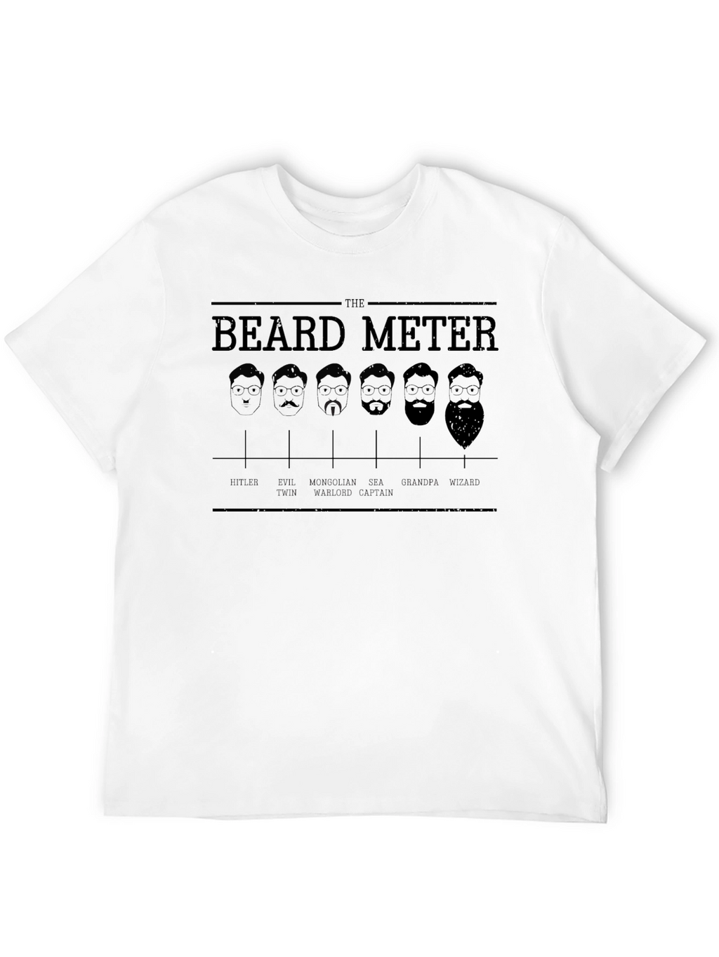 The Beard Meter Graphic T-Shirt