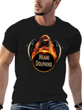 Miami Dolphins Football Graphic T-Shirt