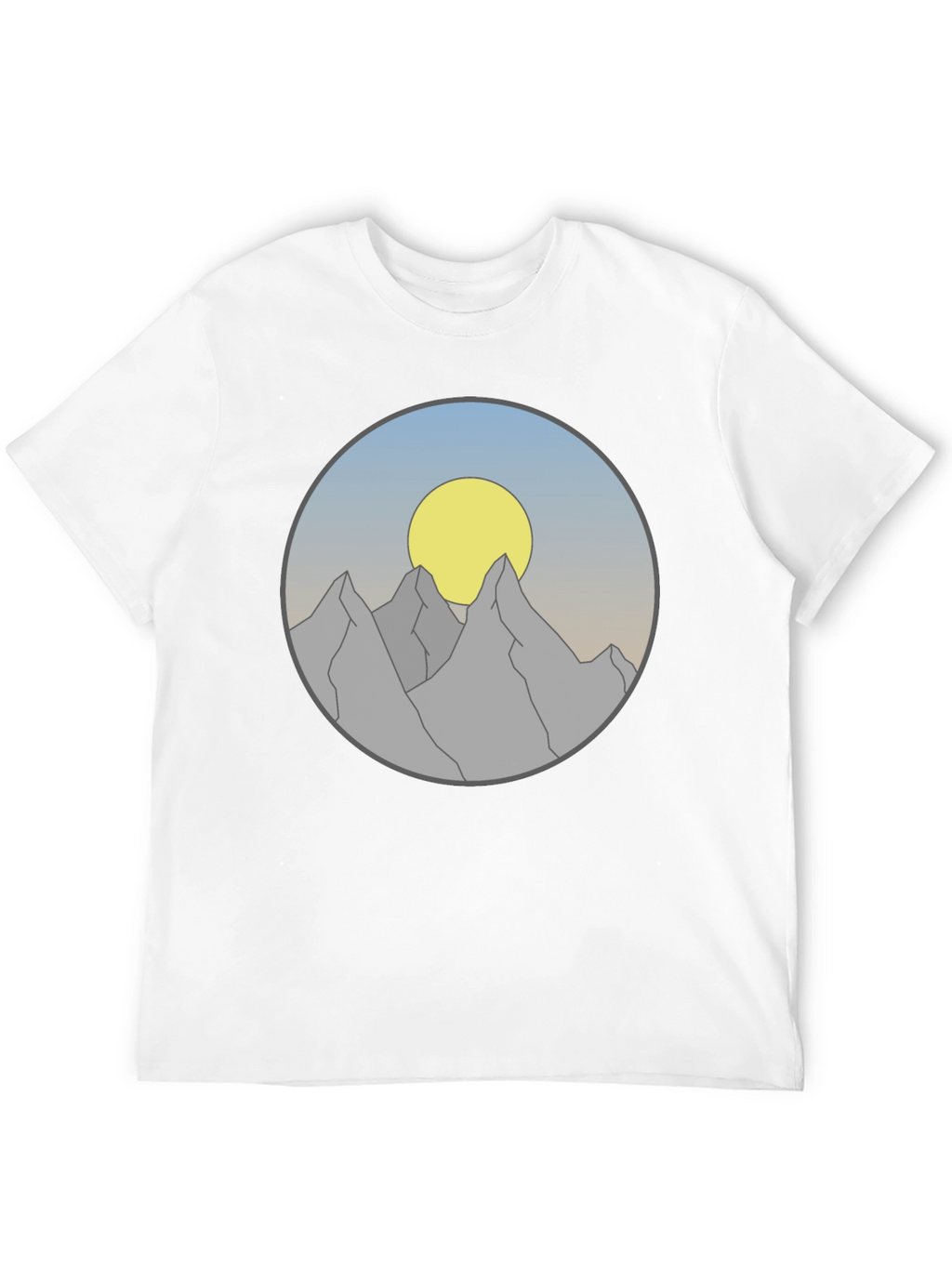 Mountain Sunset Graphic Tee - Adventure Awaits!