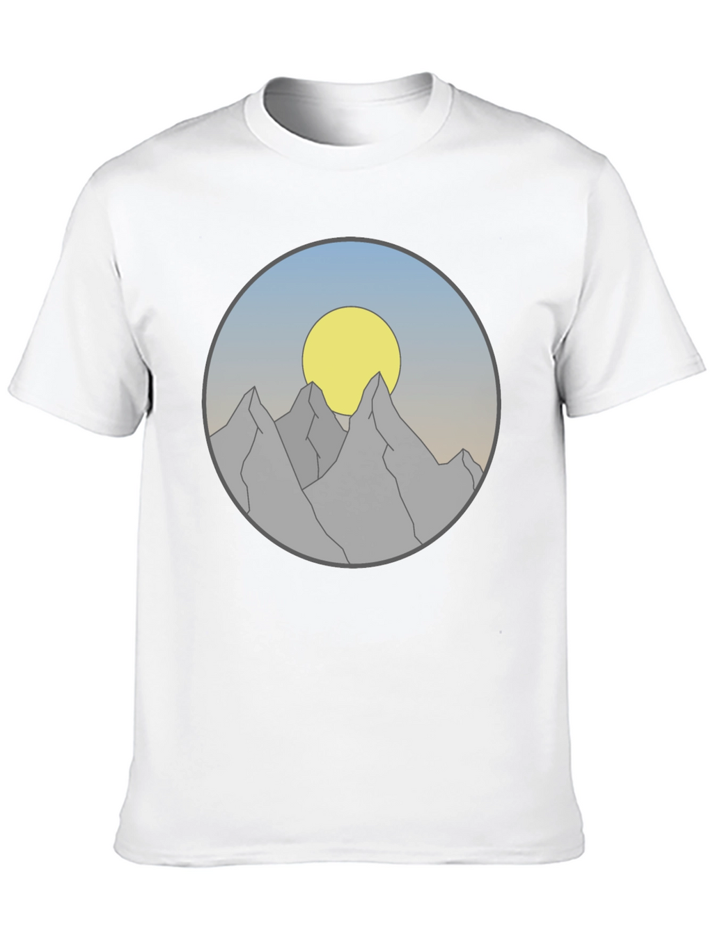 Mountain Sunset Graphic Tee - Adventure Awaits!