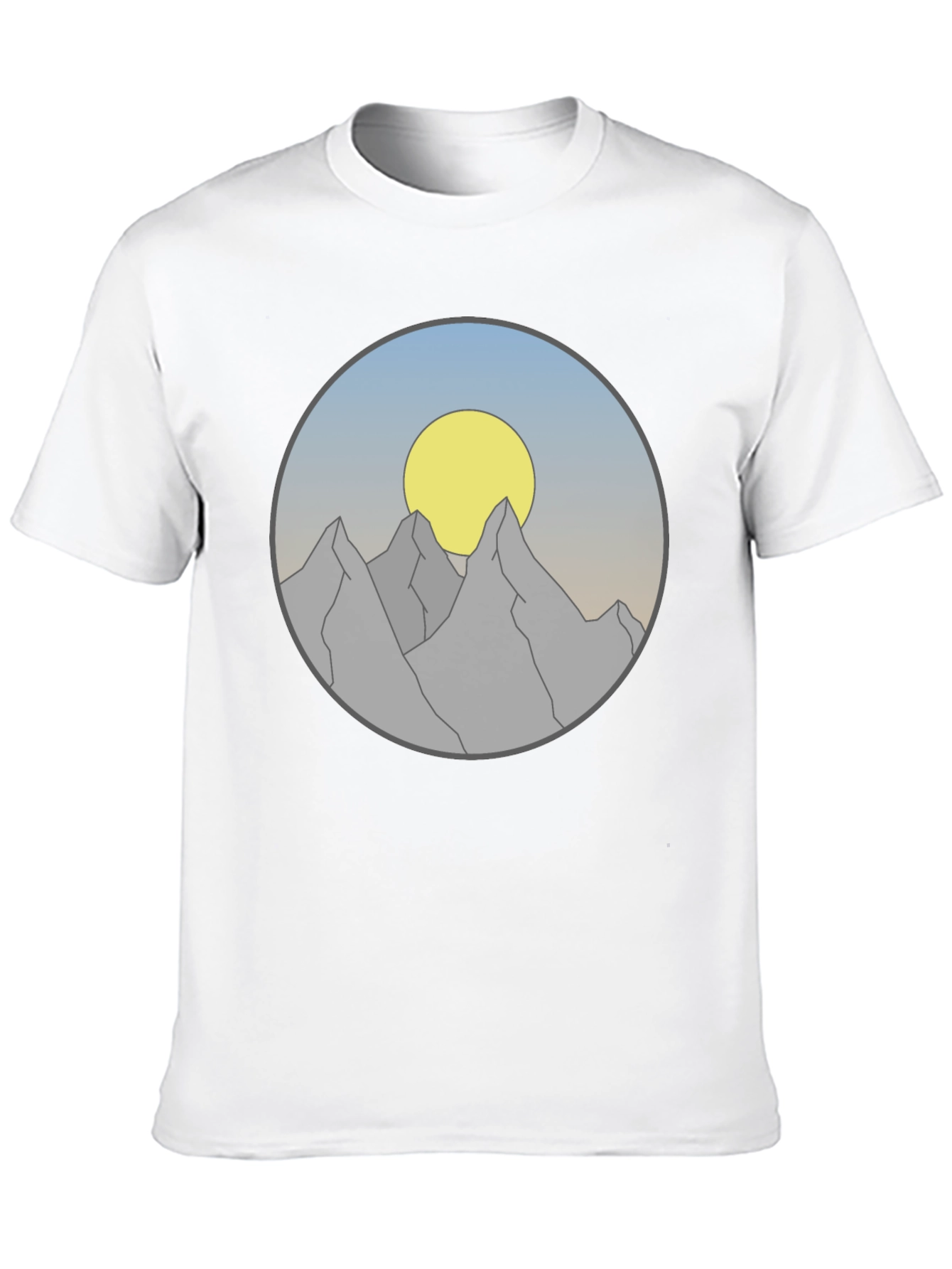 Mountain Sunset Graphic Tee - Adventure Awaits!