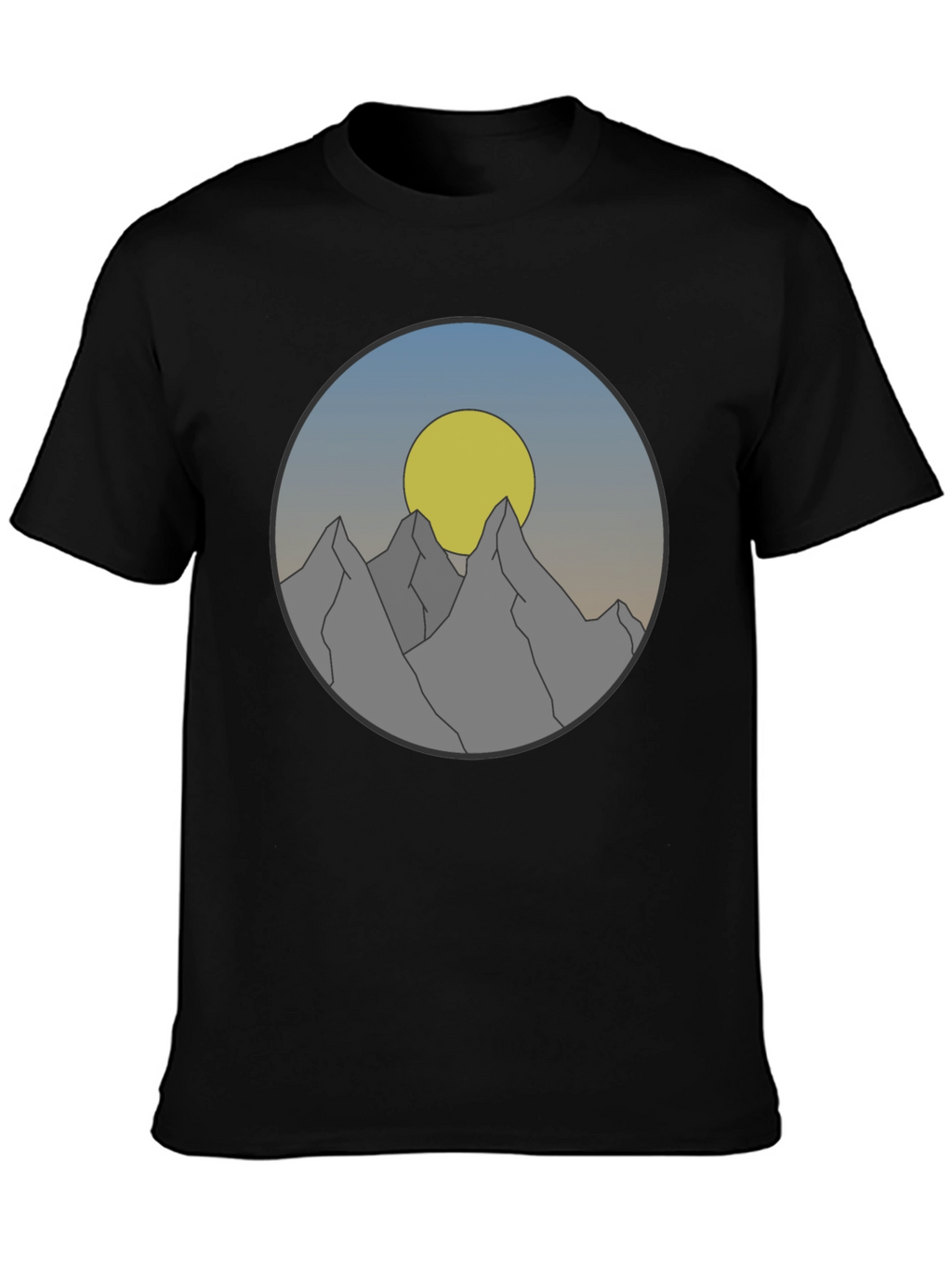 Mountain Sunset Graphic Tee - Adventure Awaits!