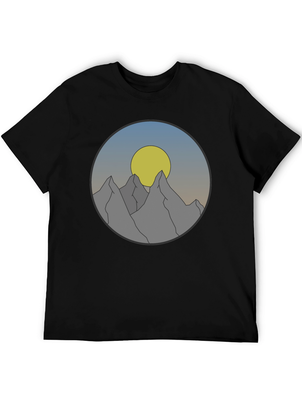 Mountain Sunset Graphic Tee - Adventure Awaits!