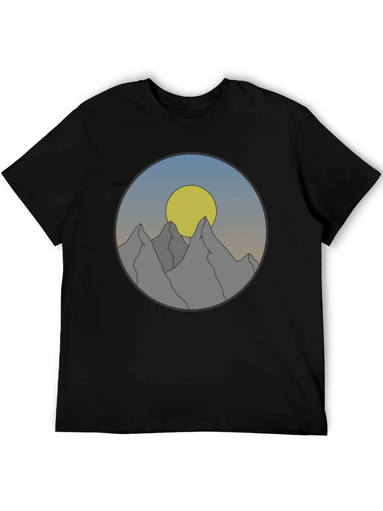 Mountain Sunset Graphic Tee - Adventure Awaits!