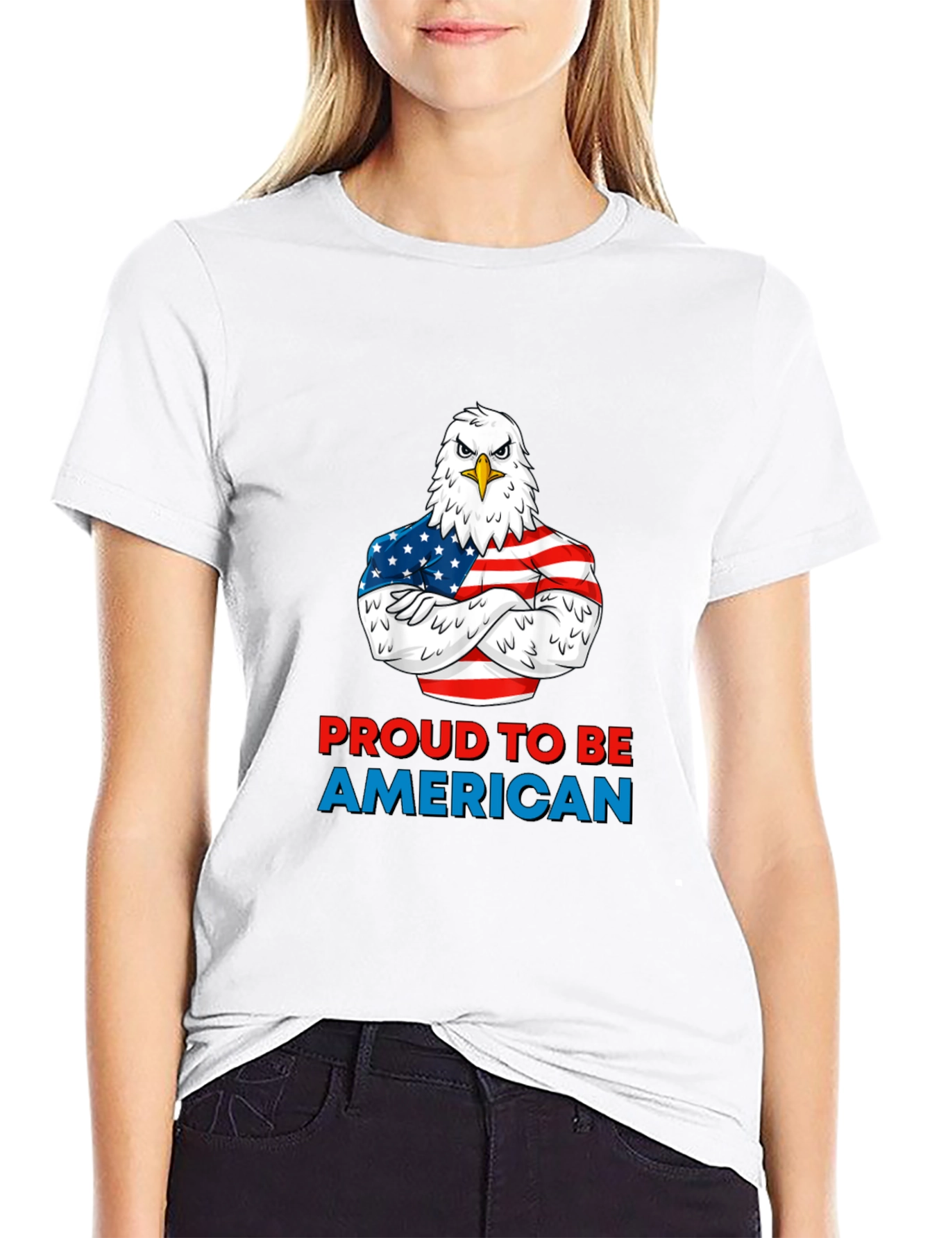 Patriotic Eagle T-Shirt - Proud American Apparel