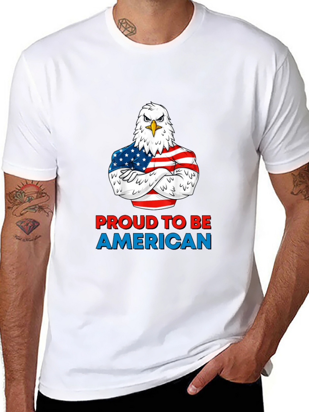 Patriotic Eagle T-Shirt - Proud American Apparel