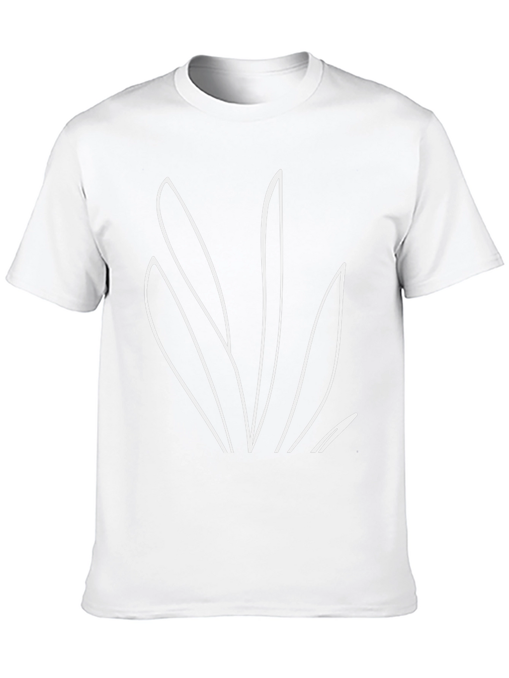 Abstract Floral Graphic Tee - Black