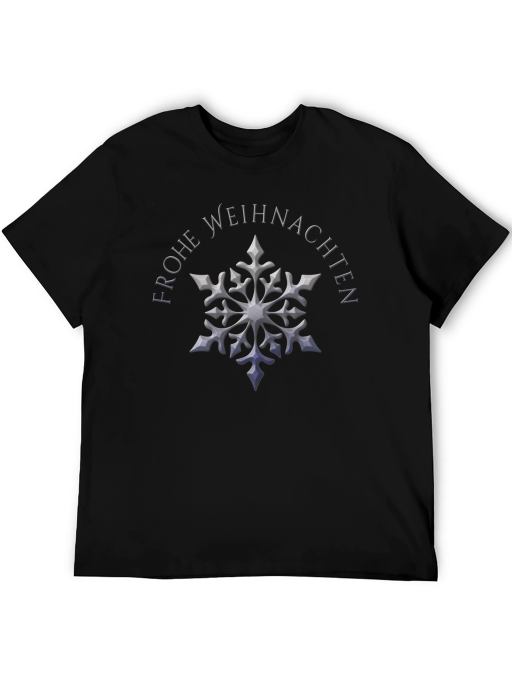Frohe Weihnachten Snowflake Holiday T-Shirt