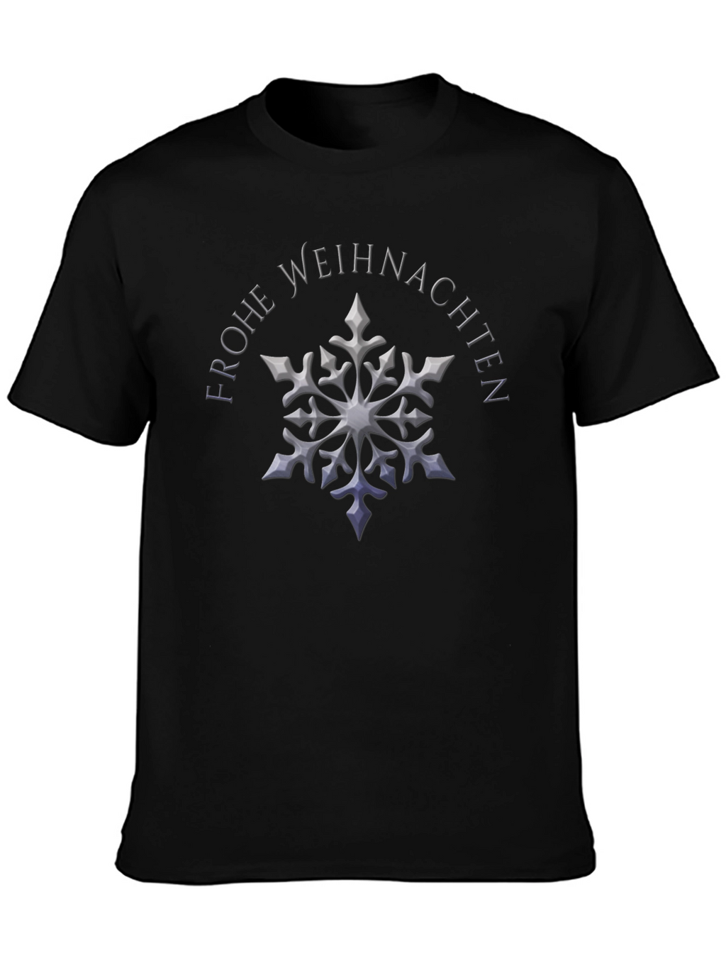 Frohe Weihnachten Snowflake Holiday T-Shirt