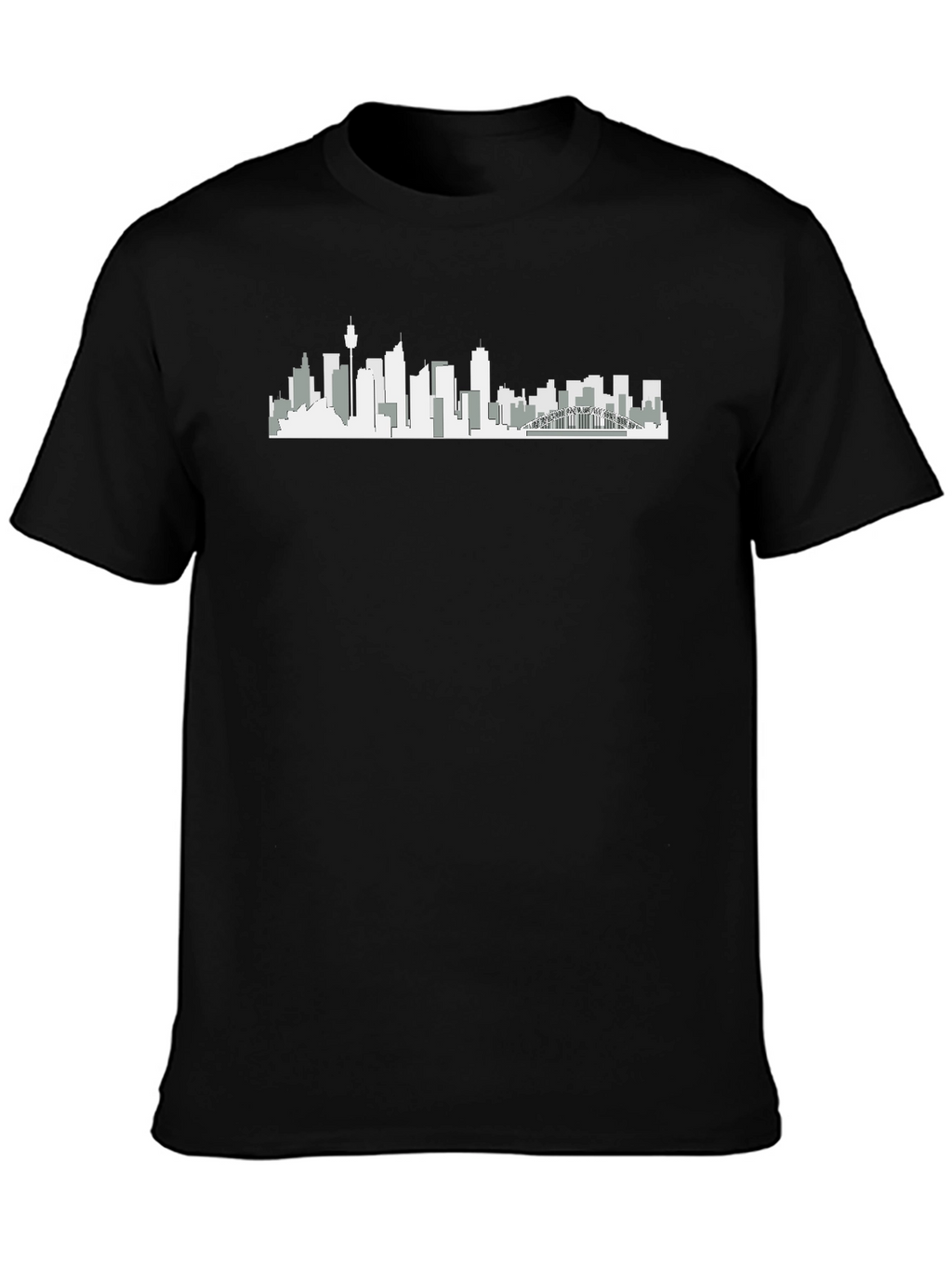 Skyline Graphic Tee - Mens Black T-Shirt