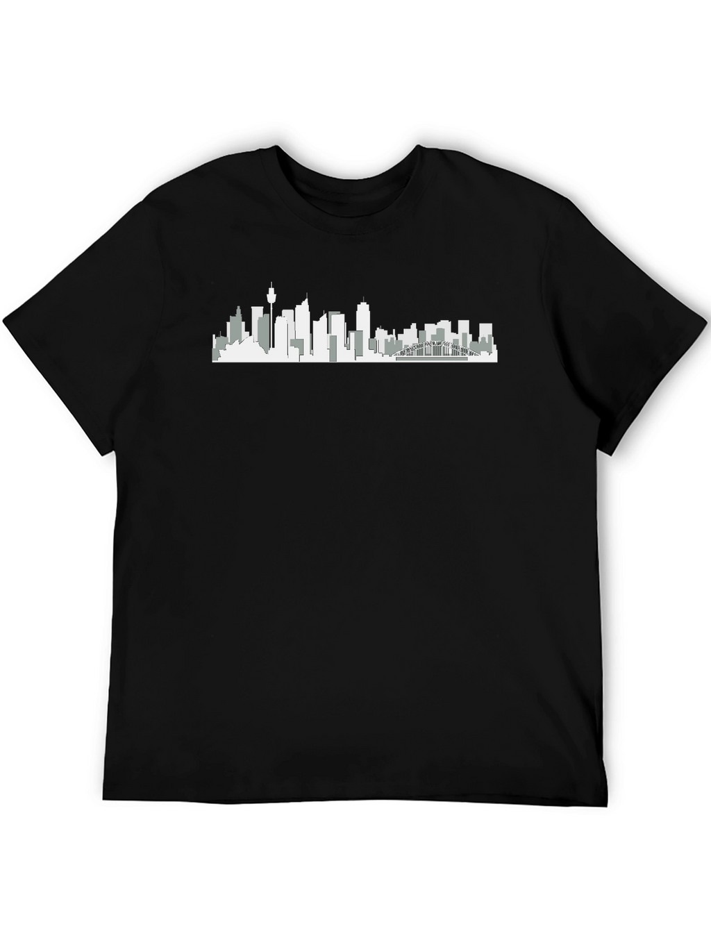 Skyline Graphic Tee - Mens Black T-Shirt