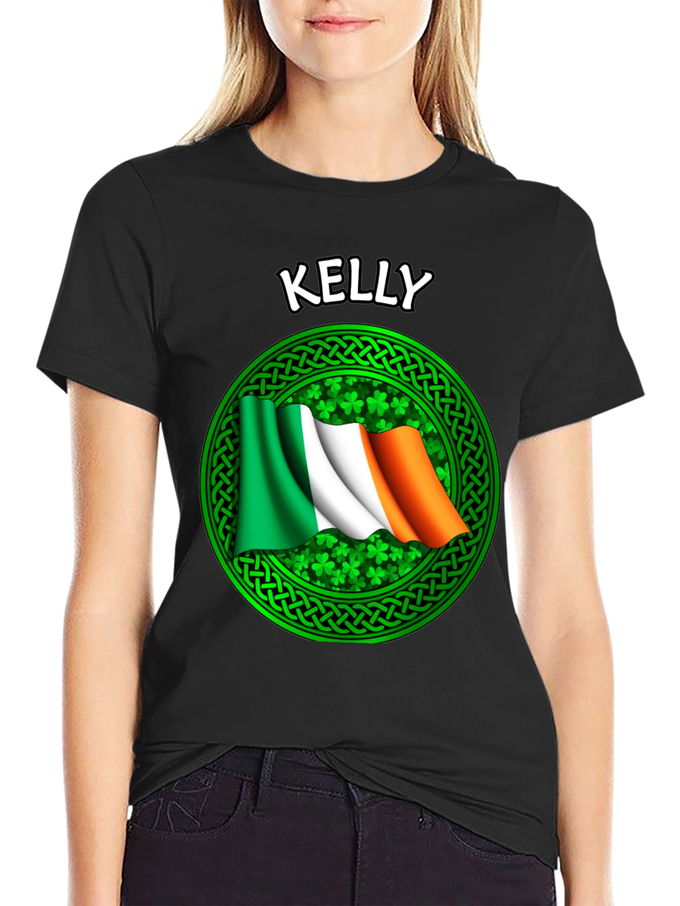 Irish Flag Kelly St. Patricks Day T-Shirt