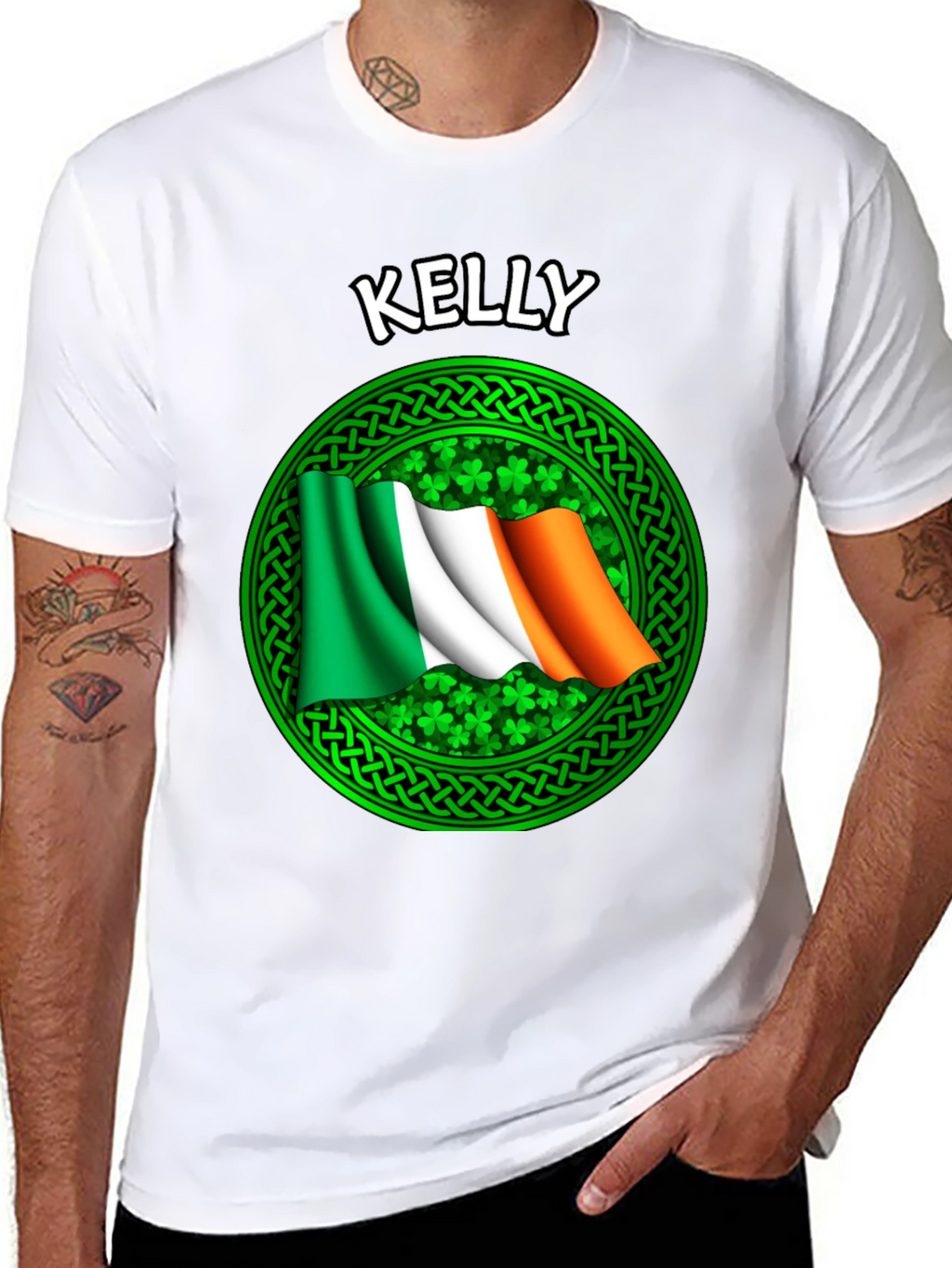 Irish Flag Kelly St. Patricks Day T-Shirt