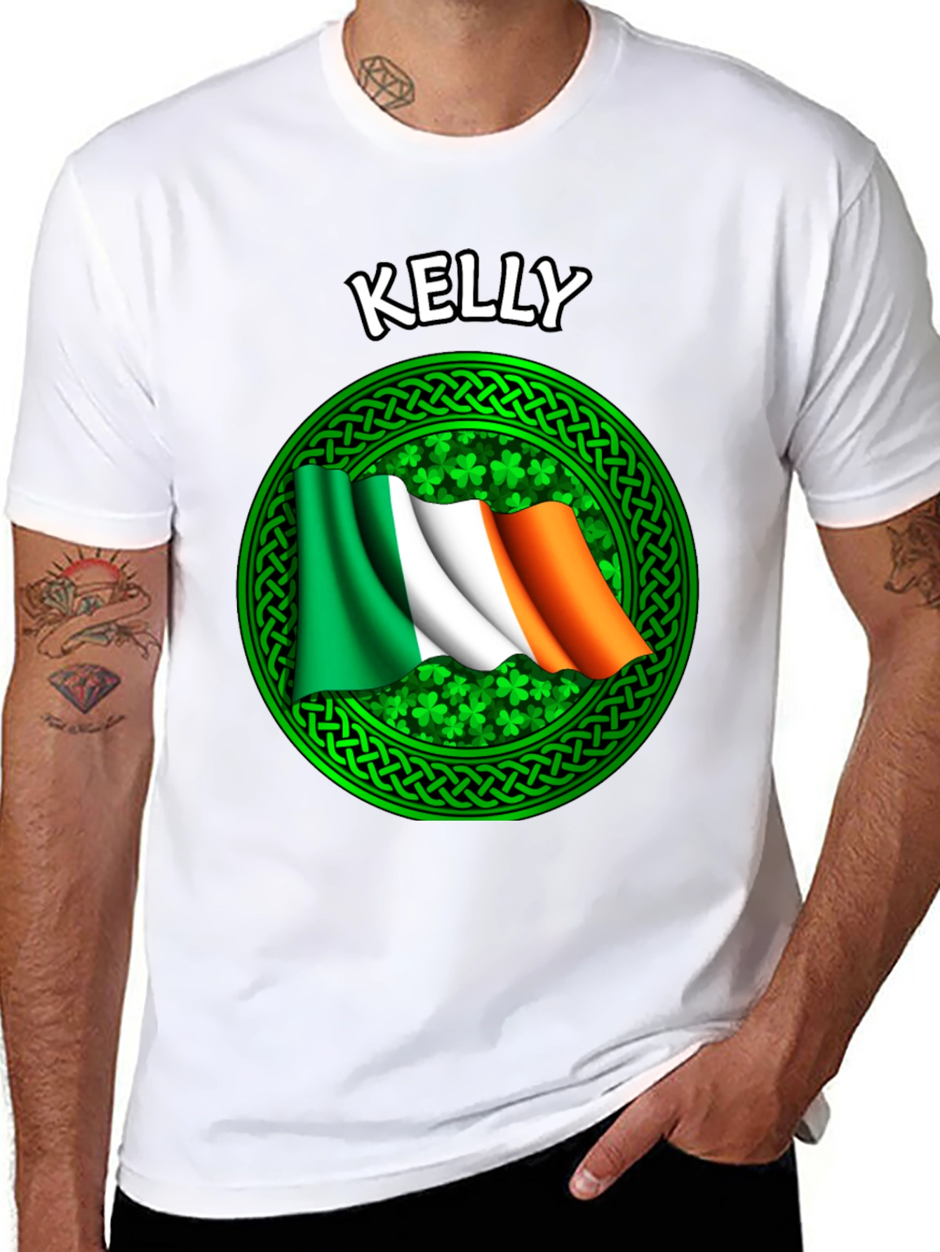 Irish Flag Kelly St. Patricks Day T-Shirt