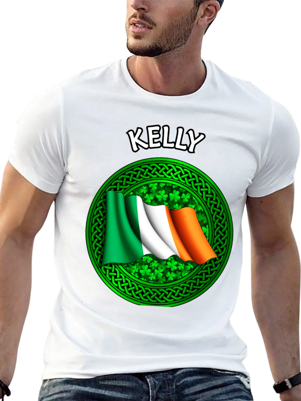 Irish Flag Kelly St. Patricks Day T-Shirt