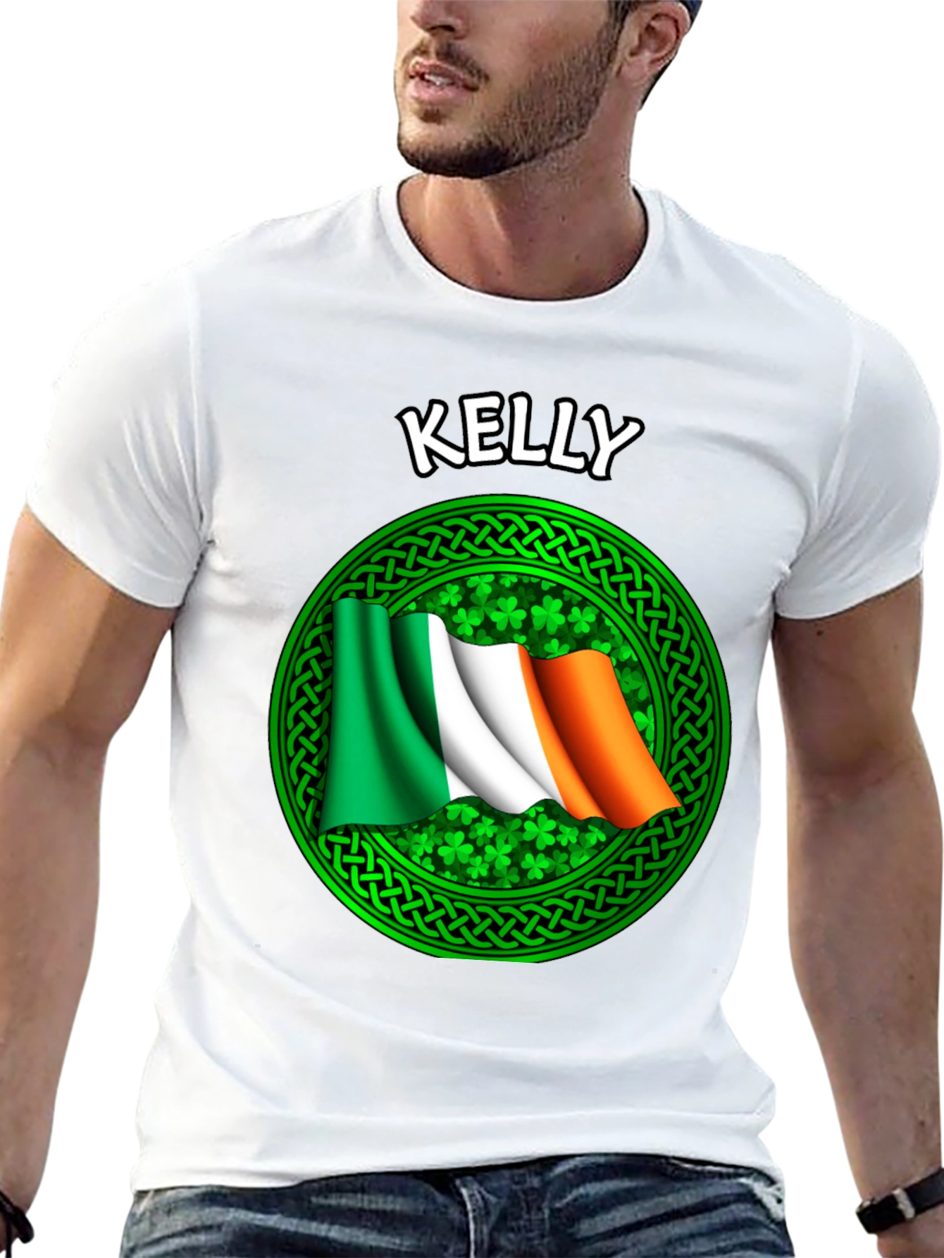 Irish Flag Kelly St. Patricks Day T-Shirt