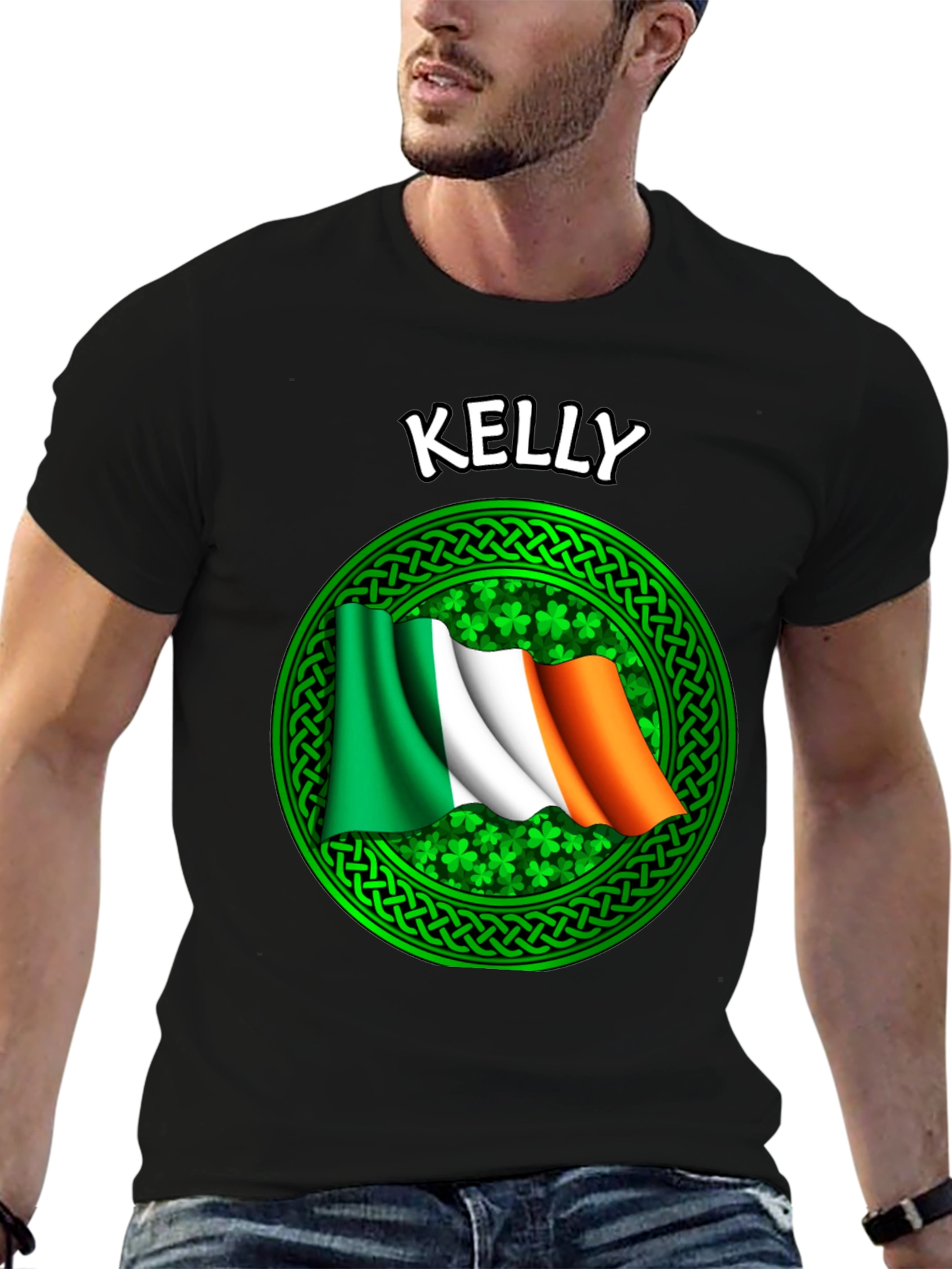 Irish Flag Kelly St. Patricks Day T-Shirt
