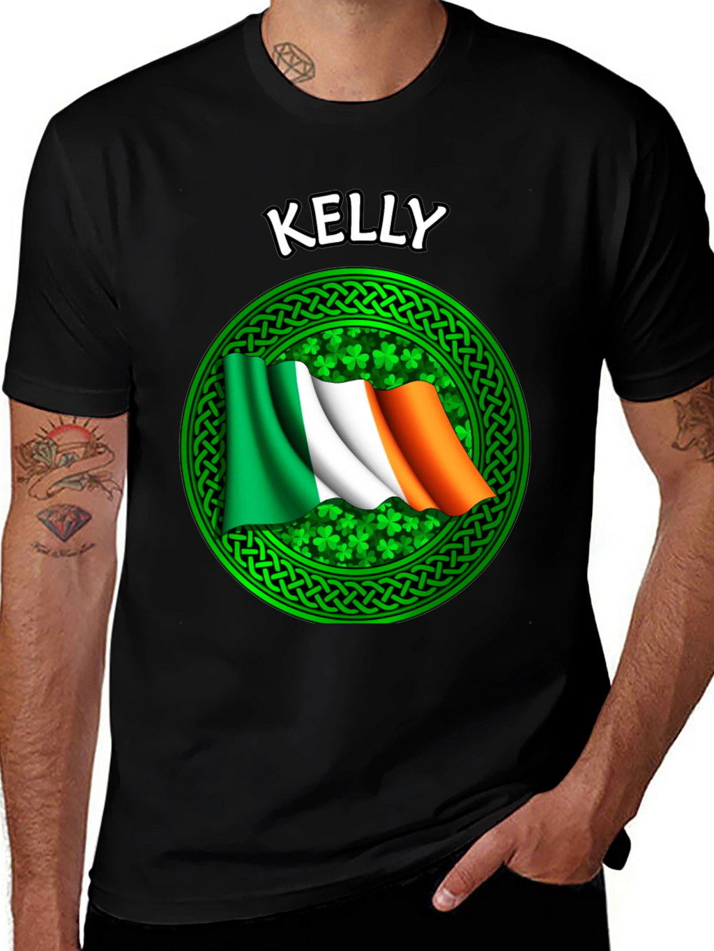 Irish Flag Kelly St. Patricks Day T-Shirt