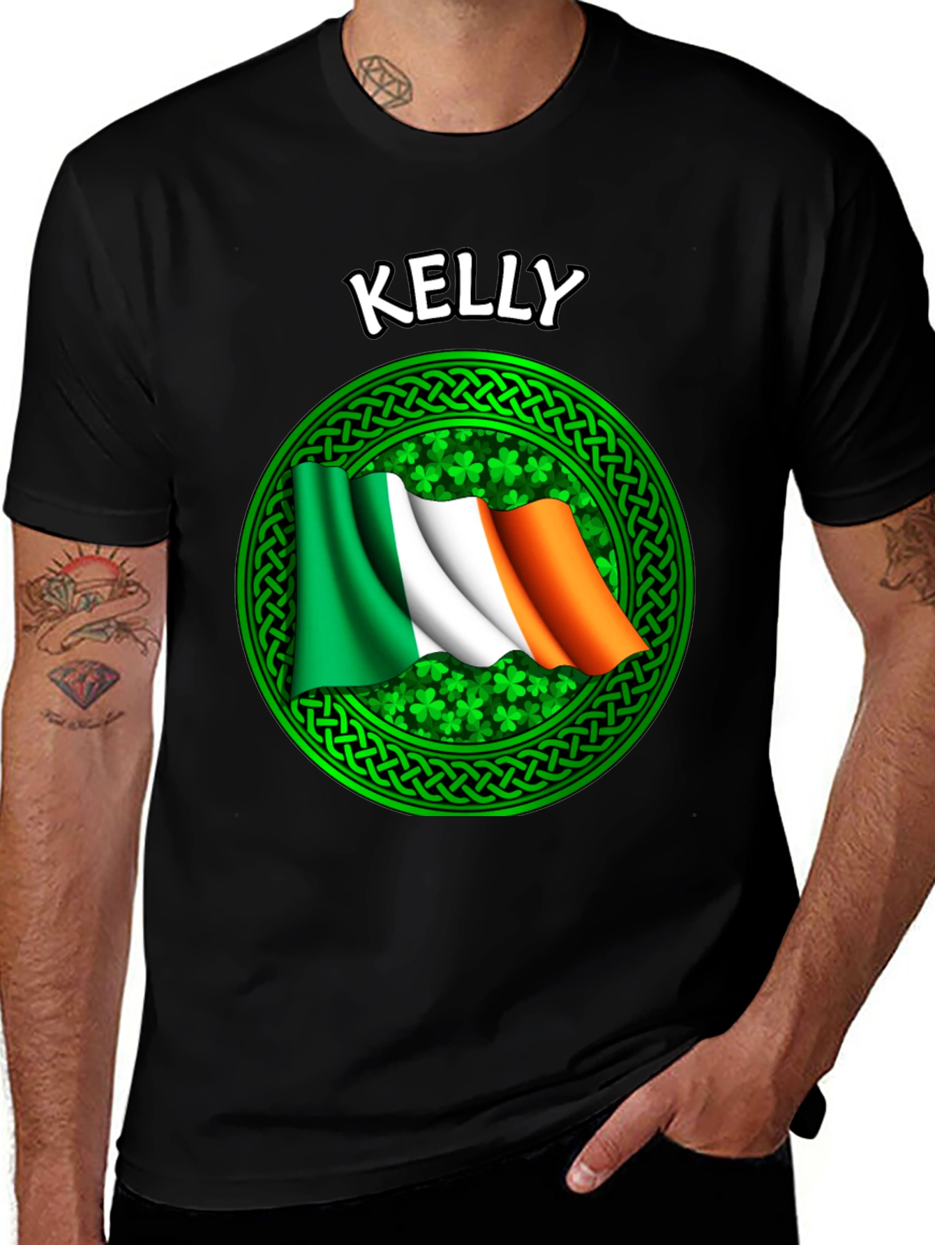 Irish Flag Kelly St. Patricks Day T-Shirt