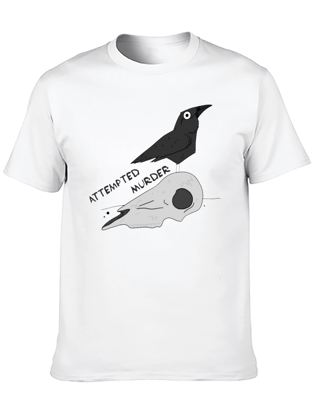 Attempted Murder Crow Graphic Tee