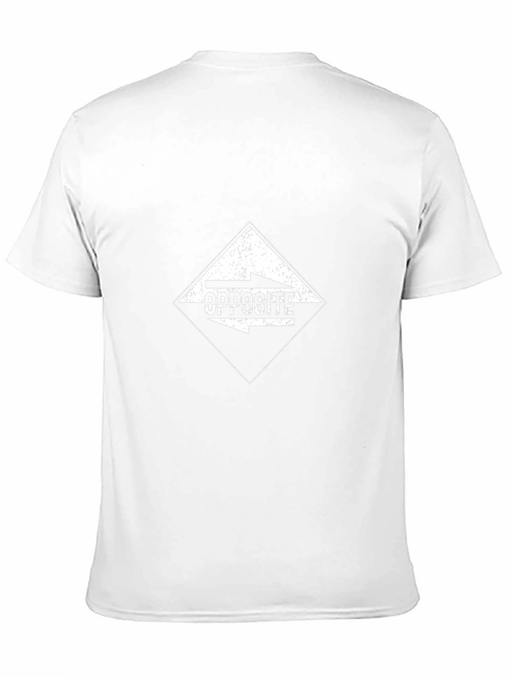 Opposite Arrow Black Graphic Tee
