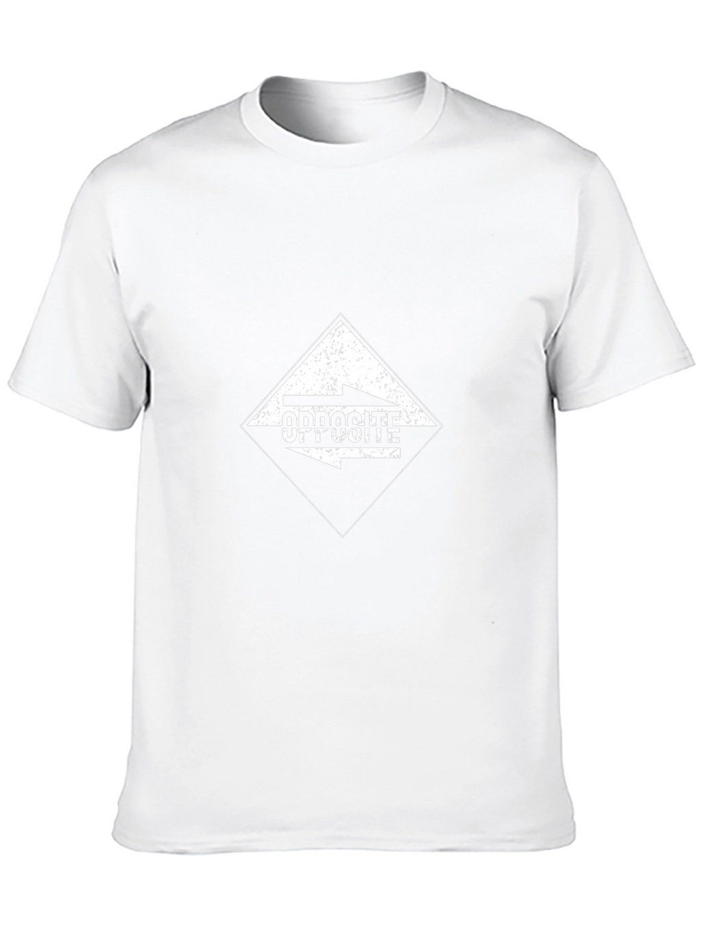 Opposite Arrow Black Graphic Tee