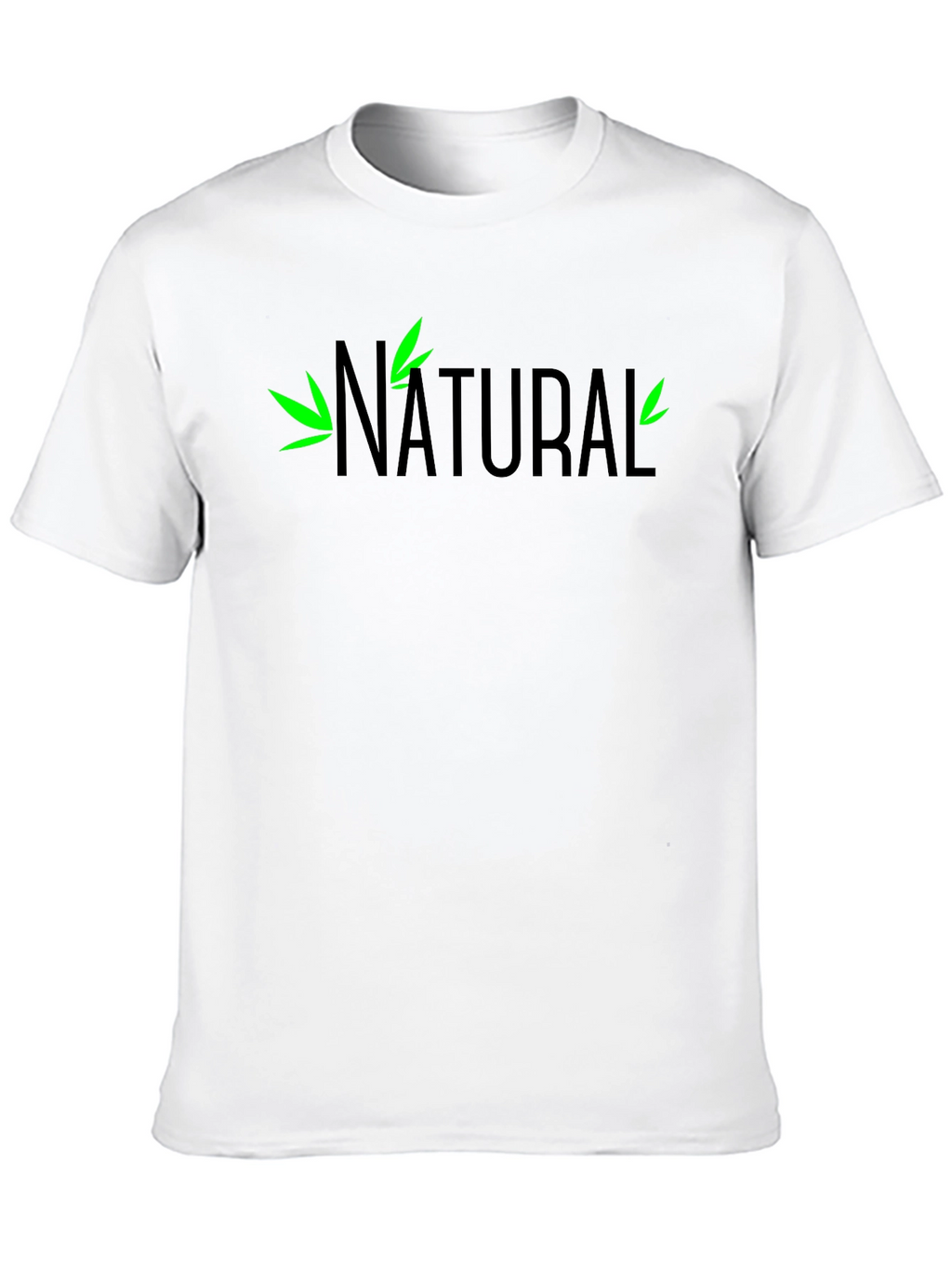 Natural Graphic T-Shirt - Black Tee