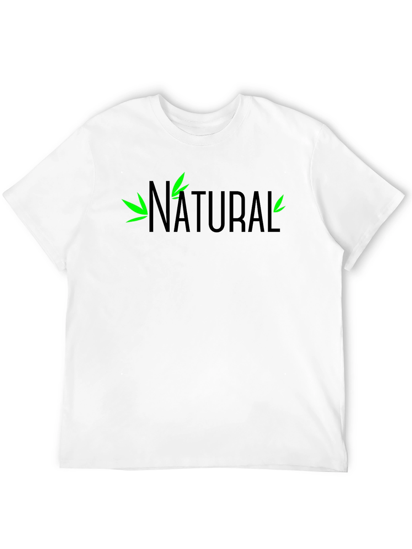 Natural Graphic T-Shirt - Black Tee